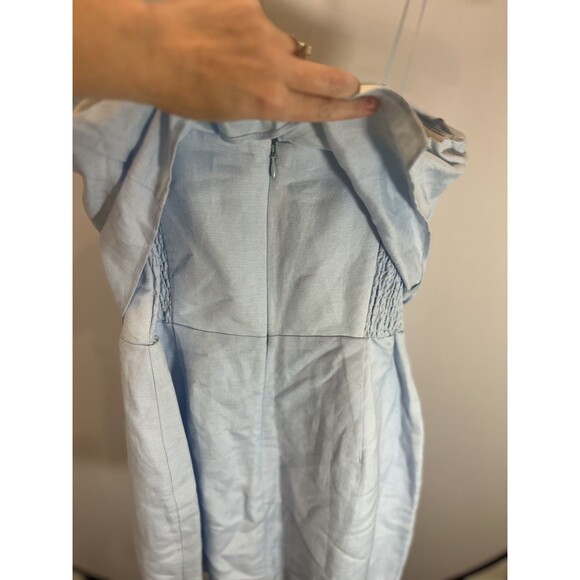 Amanda Uprichard Matea  Skort Romper POWDER BLUE Sz S /100% AUTHENTIC- NWT - Picture 6 of 16